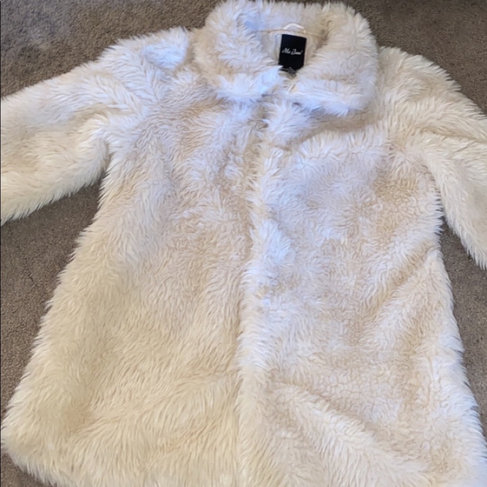 Faux fur coat